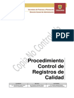 Procedimiento Control de Registros de Calidad