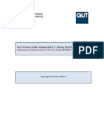 Behaviour of Young Novice Drivers Scale (BYNDS).