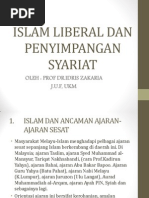 Islam Liberal Dan Penyimpangan Liberalisme Prof Idris