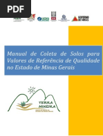 Manual Coleta Solos Para Vrqs Projeto Solos de Minas Feam