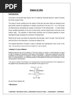 Download UNIT-I Impact of Jet on Vanes by Ajeet Kumar SN207792633 doc pdf