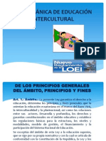 LEY ORGÁNICA DE EDUCACIÓN INTERCULTURAL - Pptxdiapositiva