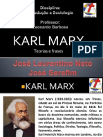 Karl Marx Introdução A Sociologia