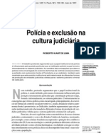 Kant de Lima, Roberto - Policia e Exclusao