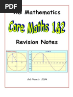 C1C2 Revision Notes