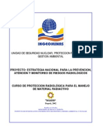 Memorias curso de protección radiológica