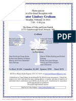 Pro-Israel Reception For Lindsey Graham