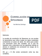 Correlación de Spearman