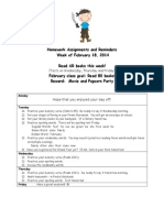 Assignments February 18