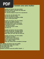 Quando Um Homem Ama Uma Mulher