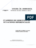 Cuaderno de Ejercicios de Ecuaciones Diferenciales