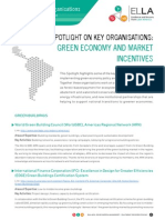 SPOTLIGHT ON ORGANISATIONS: Green Economy Policy and Practice in Latin America
