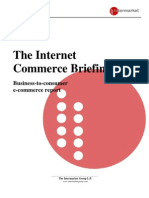 Internet Commerce Briefing: Business-To-Consumer E-Commerce Report