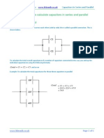 How to Calculate Capacitors in Series and Parallel