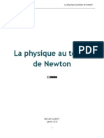 La Physique Au Temps de Newton