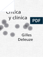 Deleuze, Gilles - Crítica y Clinica