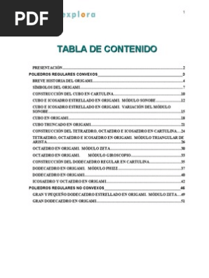 Cuaderno Origami Y Geometría Tetraedro Geometría Convexa