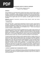 Download The Demographic Context of Servant Leadership by mattcavin SN20785832 doc pdf