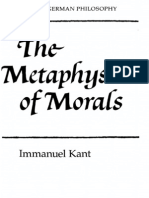 Kant, The Metaphysics of Morals