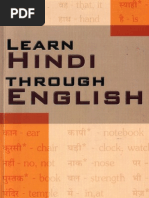 Learn Hindi Through English