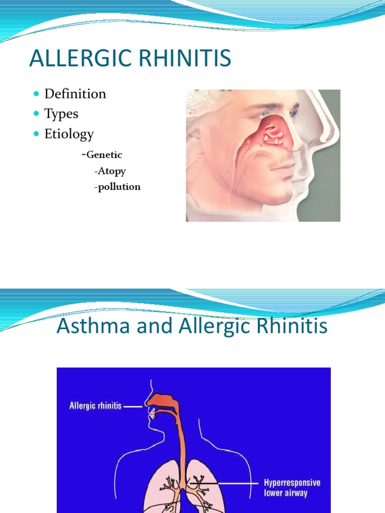 Understanding Allergic Rhinitis and Asthma | PDF | Allergy | Allergen