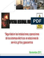 1.- Seguridad en Las Instalaciones Electricas en Establecimientos de Venta de Combustibles Liquidos