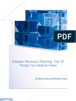 Disaster Recovery Planning: Top 10 Things You Need To Know