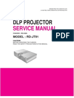 LG RD - jt91 DLP Projector