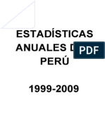ESTADÍSTICAS PERU 1999-2009