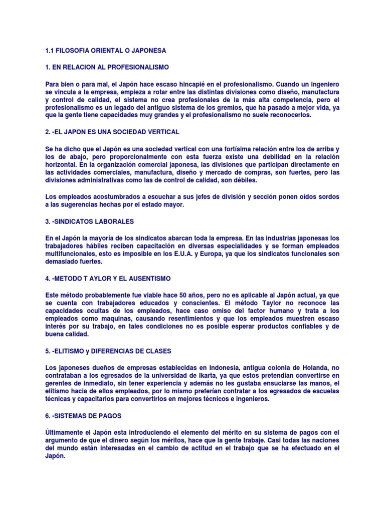 filosofia occidental y oriental.docx Japón Subcontratación