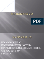 My Name is Jo song