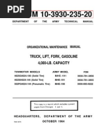 Download ForkLift Maintenance Manual TM 10-3930-235-20 by mcmanueljr SN20789403 doc pdf