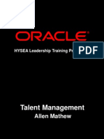 Hysea SentTalent MGT Prog-By Allen Mathew (1) Oracle