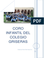 Dossier Del Coro Infantil Del Colegio Griseras 2014