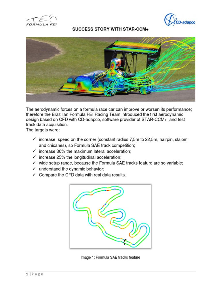 Formula SAE Aerodynamics Insight | PDF | Computational Fluid Dynamics ...