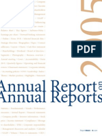 Annual Report On Annual Reports 2005