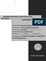 Higher National Certificate in Business: Ththttheoofiinindi