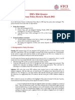 RBIs Mid-Quarter Monetary Policy Review - Mar 12
