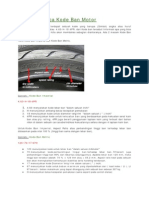 Cara Membaca Kode Ban Mobil & Motor