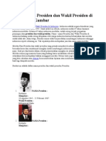 Daftar Nama Presiden Dan Wakil Presiden Di Indonesia