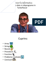 Tipuri de Date in Turbo Pascal