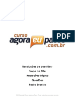 AEP - Resolucao de Questao - Tropa de Elite - Raciocinio Logico - Pedro Evaristo