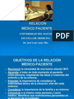 Relacion Medico Paciente Para El Propedeutico