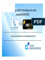 Coupling ANSYS Workbench With ModeFRONTIER