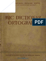 Academia R.P.R. - Mic Dictionar Ortografic