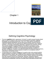 Introduction to Cognitive Psychology