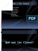 Introducción A Las Clases