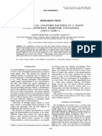 Fate of Faecal Coliform Bacteria in a Waste Water Retention Reservoir Containing Lemna Gibba L.