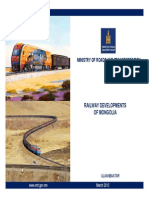 Ministry of Roads and Transportation: Railway Developments of Mongolia