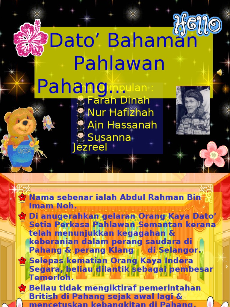 Dato' Bahaman Pahlawan Pahang | PDF